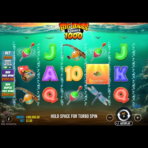 Big Bass Bonanza 1000 mobile image